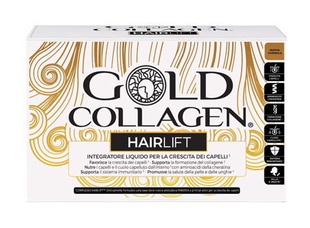 GOLD COLLAGEN HAIRLIFT 10 FLACONI DA 50 ML - Farmafamily.it
