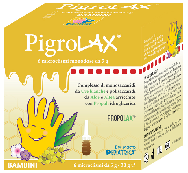 MICROCLISMA PIGROLAX BAMBINI 6 X 5 G - Farmafamily.it