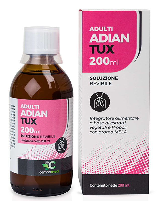 CEMONMED ADIANTUX ADULTI SOLUZIONE BEVIBILE 200 ML - Farmafamily.it