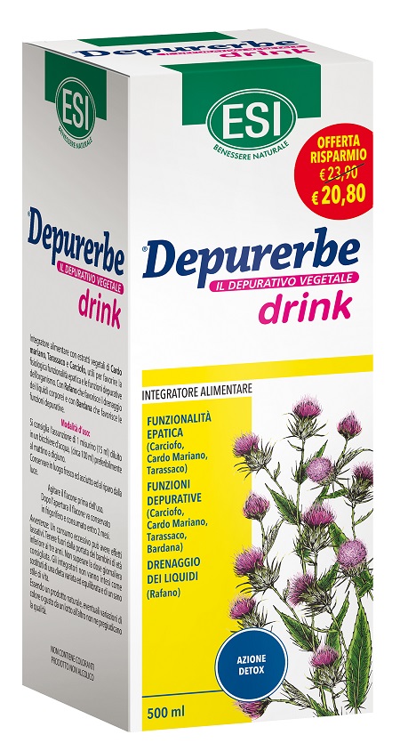 ESI DEPURERBE DRINK 500 ML - Farmafamily.it