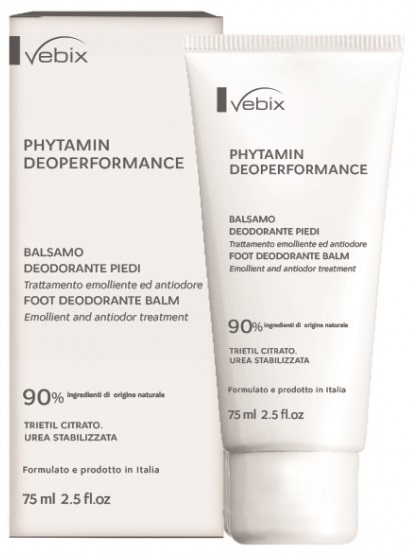 VEBIX PHYTAMIN E DEO PERFORMANCE BALSAMO PIEDI 24H-75ML - Farmafamily.it
