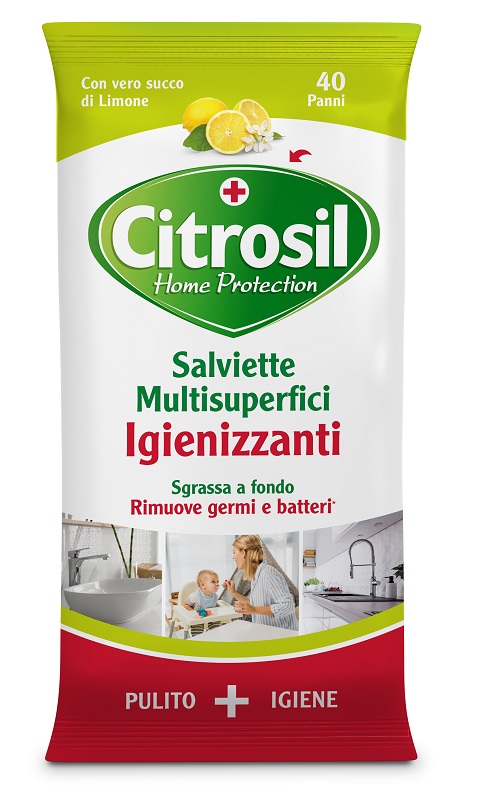 CITROSIL SALVIETTE IGIENIZZANTI LIMONE 40 PEZZI - Farmafamily.it