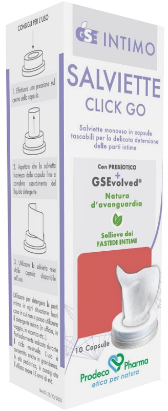 GSE INTIMO SALVIETTE CLICK GO 10 PEZZI - Farmafamily.it