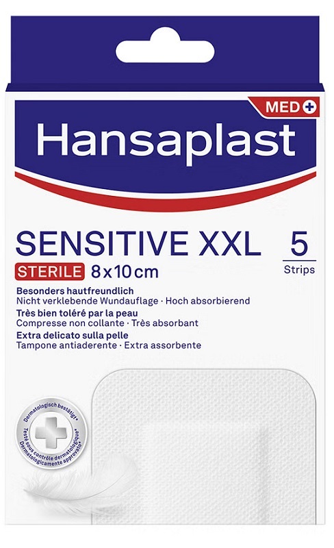 CEROTTO HANSAPLAST SENSITIVE XXL 5 PEZZI - Farmafamily.it