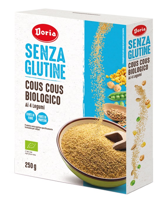 DORIA COUS COUS BIOLOGICO 4 LEGUMI 250 G - Farmafamily.it