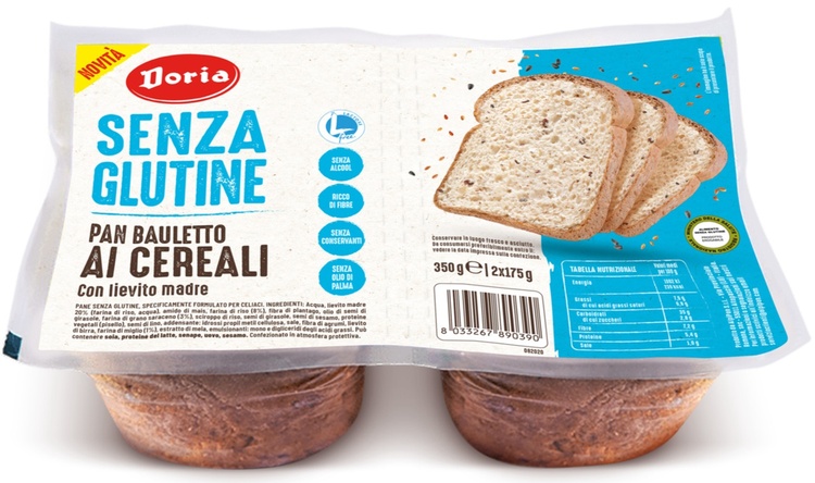 DORIA PAN BAULETTO CEREALI 2 PEZZI DA 175 G - Farmafamily.it