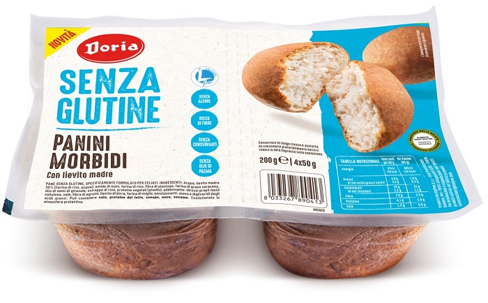 DORIA PANINI MORBIDI 4 PEZZI DA 50 G - Farmafamily.it