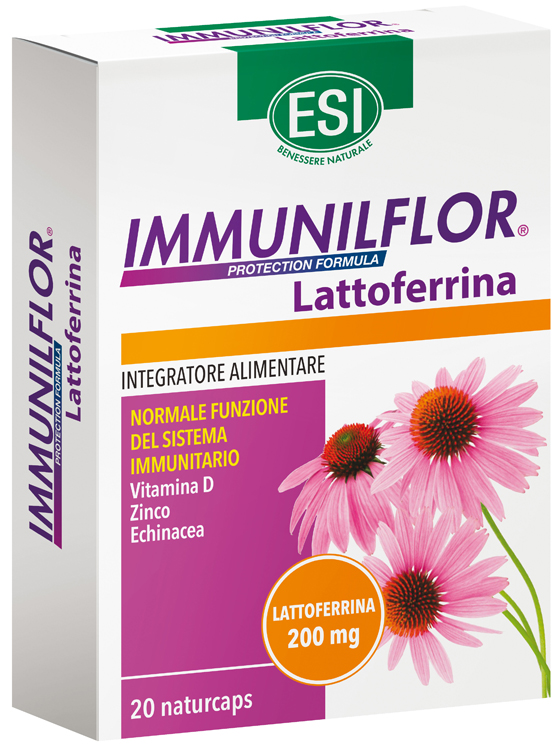 ESI IMMUNILFLOR LATTOFERRINA 20 NATURCAPS - Farmafamily.it