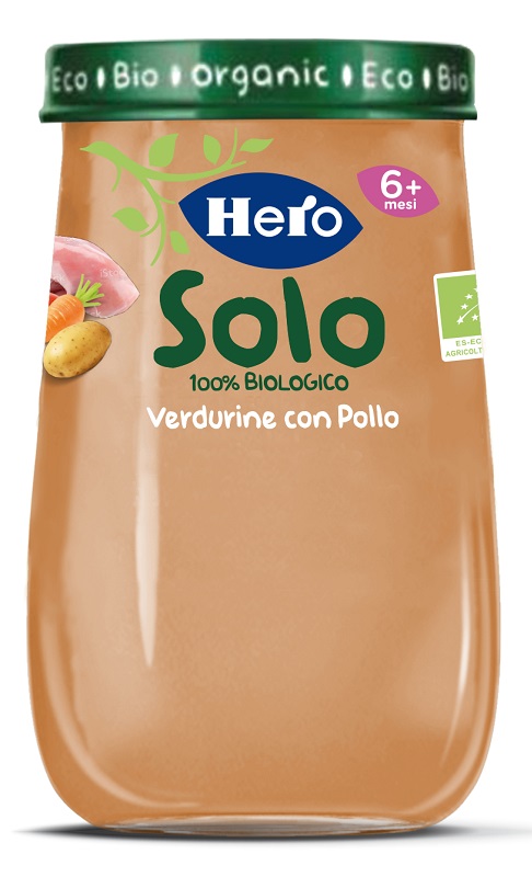 HERO BABY SOLO OMOGENEIZZATO POLLO VERDURE 190 G - Farmafamily.it