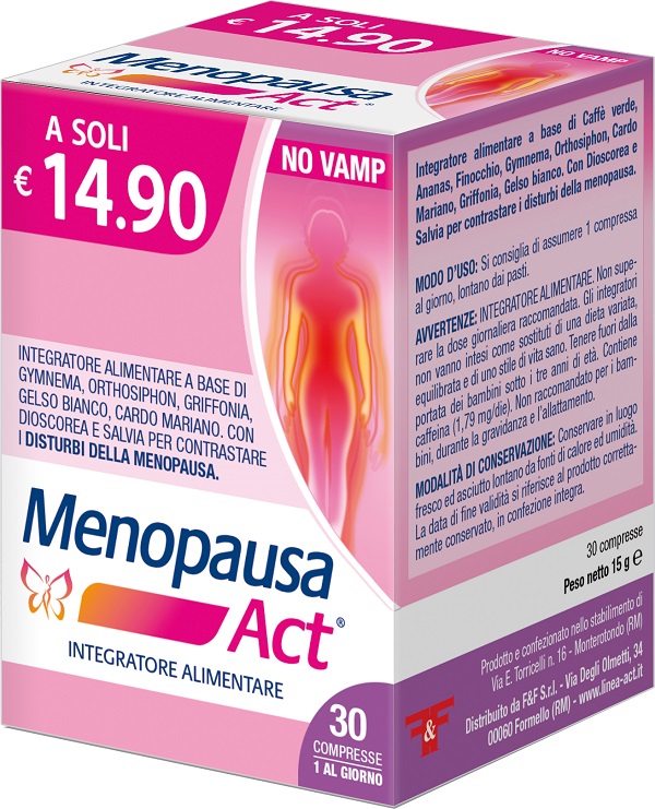 MENOPAUSA ACT 30 COMPRESSE - Farmafamily.it