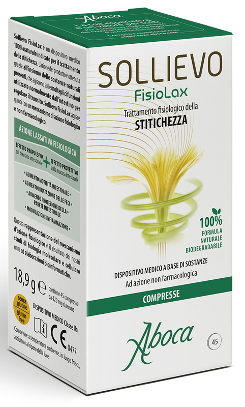 SOLLIEVO FISIOLAX 45 COMPRESSE - Farmafamily.it