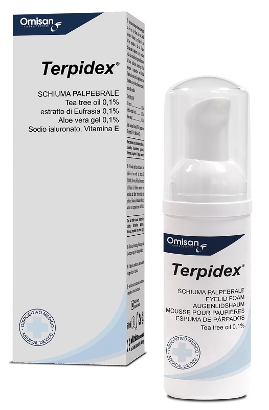 SCHIUMA PALPEBRALE TERPIDEX 50 ML - Farmafamily.it