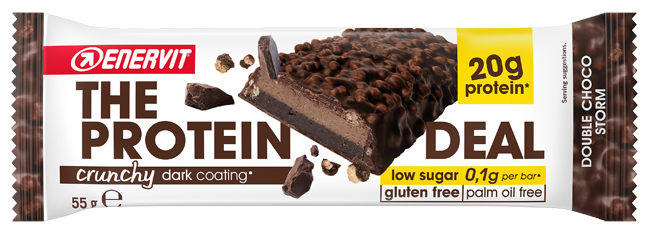 ENERVIT PROTEIN DEAL DOUBLE CHOCO STORM 55 G - Farmafamily.it