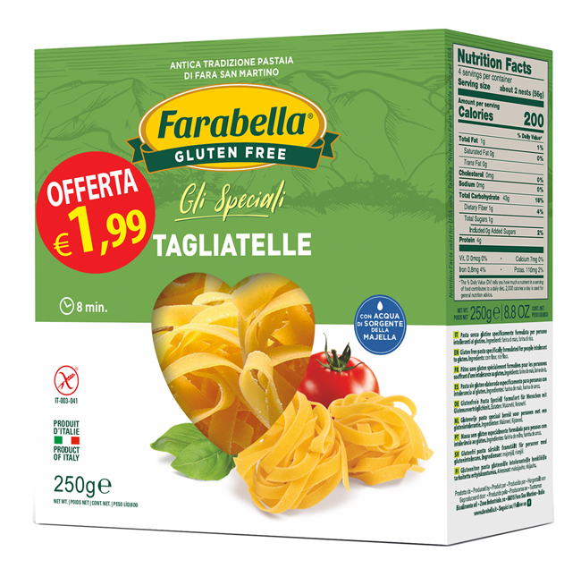 FARABELLA TAGLIATELLE 250G PROMO - Farmafamily.it