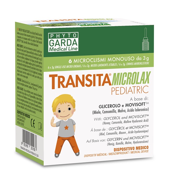 TRANSITA MICROLAX PEDIATRIC 6 MICROCLISMI DA 3 G - Farmafamily.it