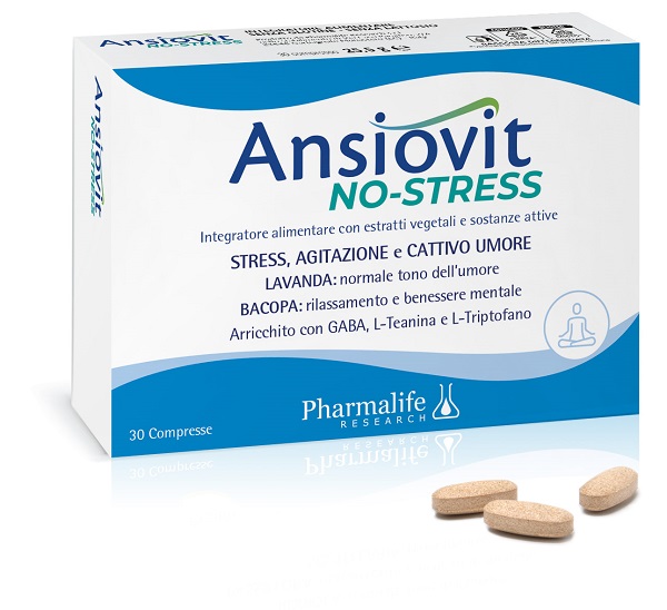 ANSIOVIT NO STRESS 30 COMPRESSE - Farmafamily.it