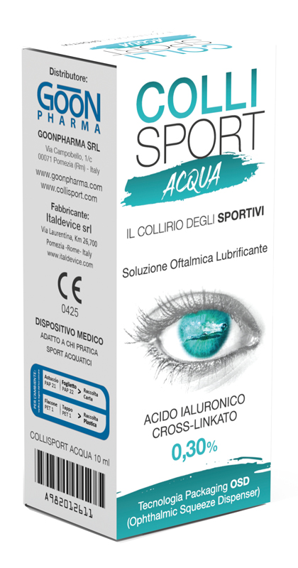 COLLISPORT ACQUA SOLUZIONE OFTALMICA LUBRIFICANTE 10 ML - Farmafamily.it