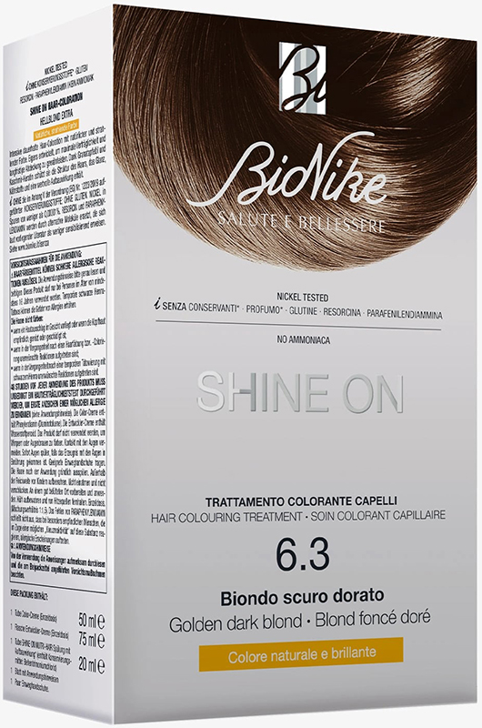 SHINE ON BIONDO SCURO DORATO 6,3 FLACONE 75 ML + TUBO 50 ML - Farmafamily.it