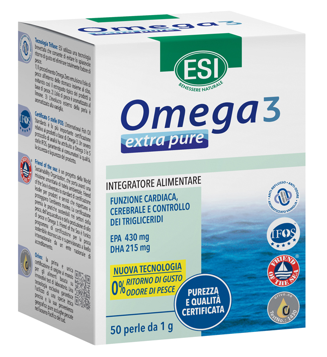 ESI OMEGA 3 EXTRA PURE 50 PERLE - Farmafamily.it
