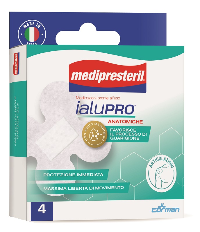 MEDIPRESTERIL IALUPRO ARTICOLAZIONI 10X10 CM 4 PEZZI - Farmafamily.it