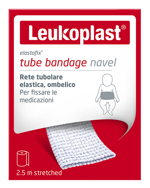 BENDA RETE ELASTOFIX LEUKOPLAST OMBELICO 2,50 M - Farmafamily.it
