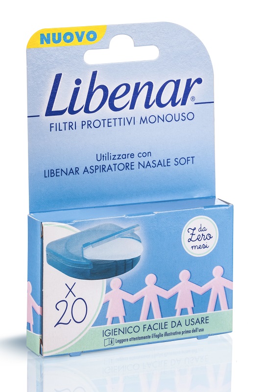 LIBENAR ASPIRATORE NASALE SOFT FILTRI 20 PEZZI - Farmafamily.it