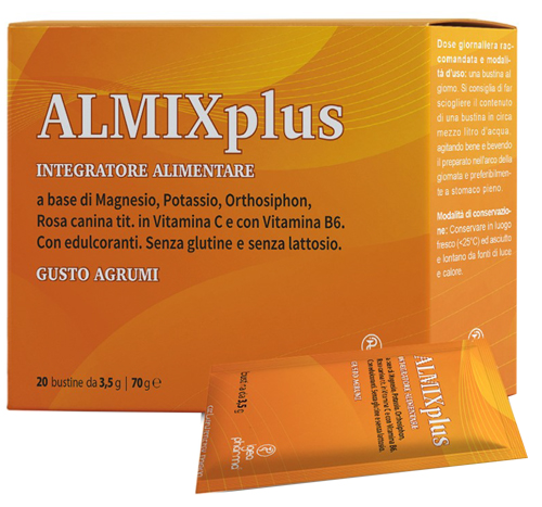 ALMIX PLUS 20 STICK PACK GUSTO AGRUMI - Farmafamily.it