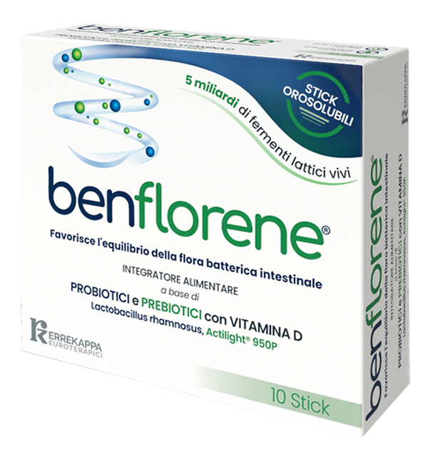 BENFLORENE 10 STICK OROSOLUBILI - Farmafamily.it