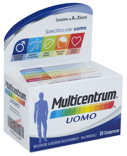 MULTICENTRUM UOMO 30 COMPRESSE - Farmafamily.it