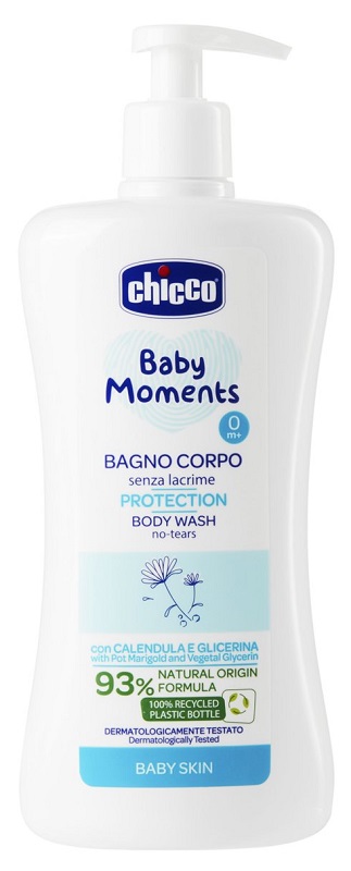 CHICCO BABY MOMENTS BAGNO DELICATE 500 ML - Farmafamily.it