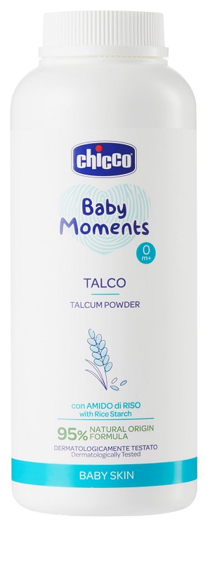 CHICCO BABY MOMENTS TALCO IN POLVERE 150 G - Farmafamily.it