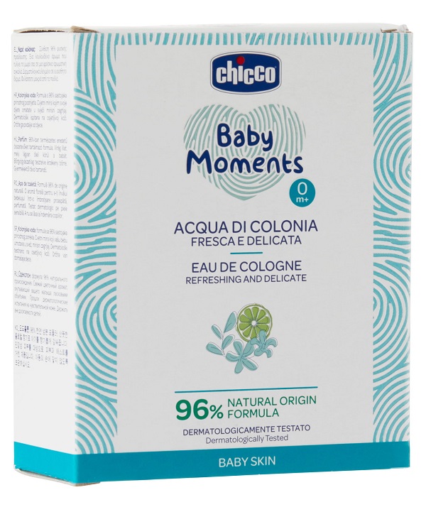 CHICCO BABY MOMENTS ACQUA COLONIA REFRESH 100 ML - Farmafamily.it