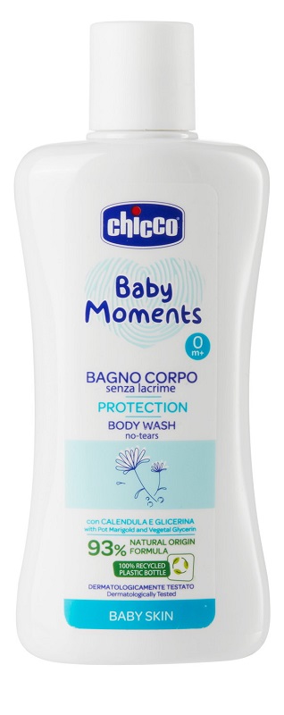 CHICCO BABY MOMENTS BAGNOSCHIUMA DELICATE 200 ML - Farmafamily.it