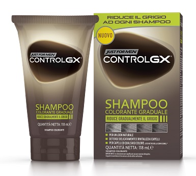 JUST FOR MEN CONTROL GX SHAMPOO COLORANTE GRADUALE 150 ML - Farmafamily.it