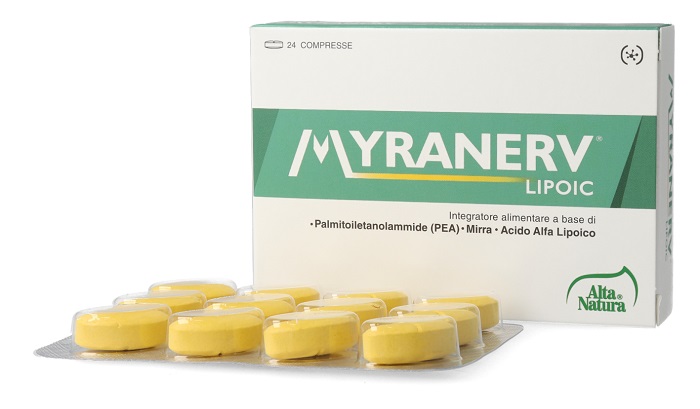 MYRANERV LIPOIC 24 COMPRESSE - Farmafamily.it