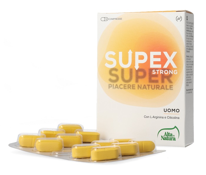 SUPEX STRONG UOMO 12 COMPRESSE - Farmafamily.it
