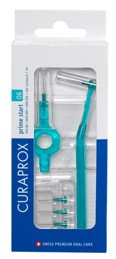 CURAPROX CPS 06 SCOVOLINO PRIME START 06 TURQUOISE 5 PEZZI - Farmafamily.it