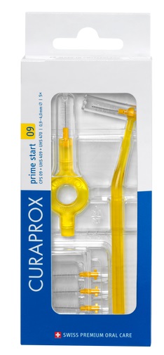 CURAPROX CPS 09 SCOVOLINO PRIME START 09 YELLOW 5 PEZZI - Farmafamily.it