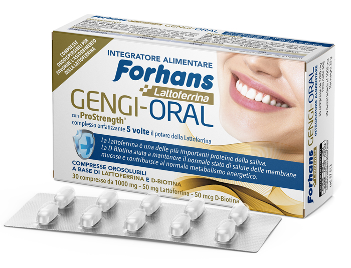 FORHANS LATTOFERRINA GENGI ORAL 30 COMPRESSE - Farmafamily.it