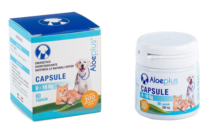 ALOEPLUS CAPSULE CANI/GATTI 0-10 KG - Farmafamily.it
