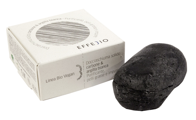 EFFEBIO DOCCIASCHIUMA SOLIDO CARBONE E ARGILLA BIANCA 75 G - Farmafamily.it