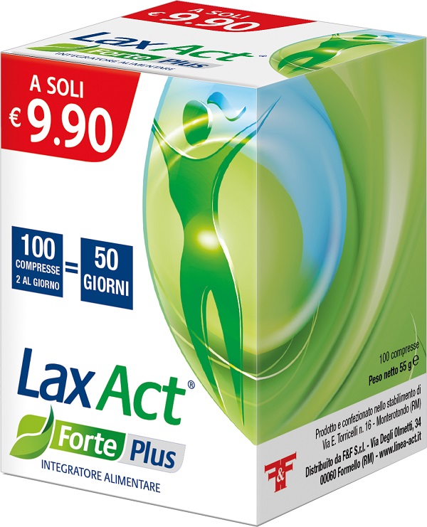 LAX ACT FORTE PLUS 100 COMPRESSE - Farmafamily.it