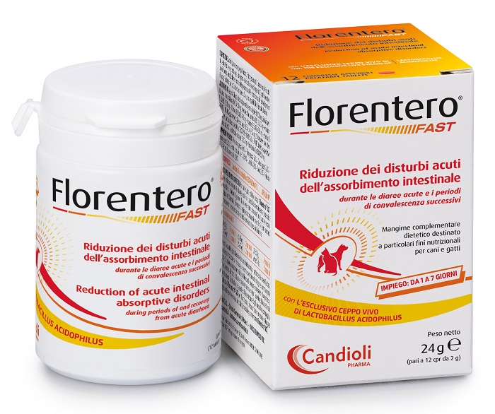 FLORENTERO FAST BARATTOLO DA 12 COMPRESSE APPETIBILI DA 2 G - Farmafamily.it