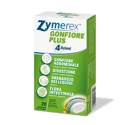 ZYMEREX GONFIORE PLUS 20 COMPRESSE - Farmafamily.it