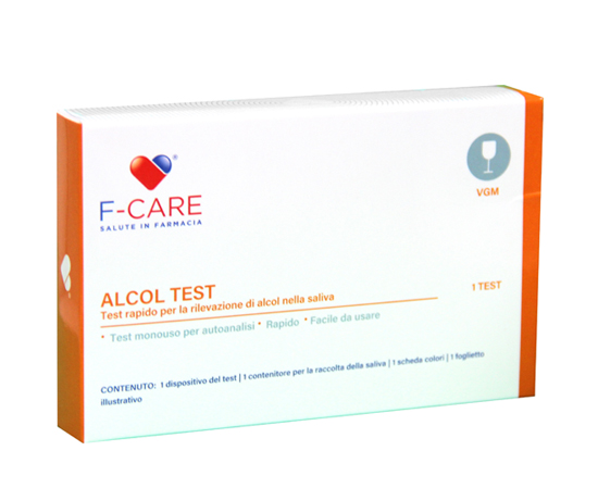 F-CARE ALCOHOL TEST RAPIDO DIPSTICK - Farmafamily.it