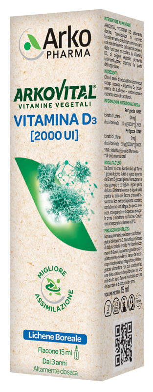 ARKOVITAL VITAMIN D3 15 ML - Farmafamily.it