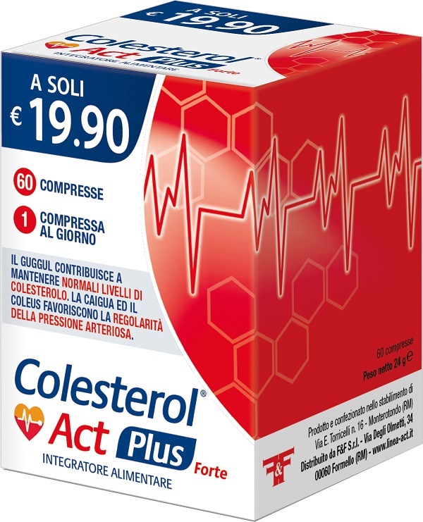 COLESTEROL ACT PLUS FORTE 60 COMPRESSE - Farmafamily.it