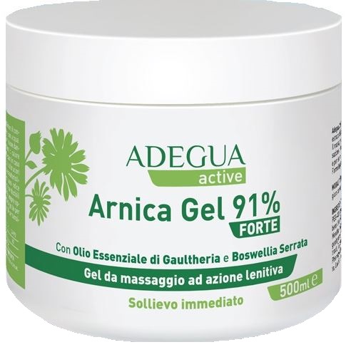 ADEGUA ARNICA PLUS 91% GEL EXTRA FORTE 500 ML - Farmafamily.it