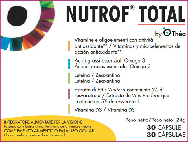 NUTROF TOTAL 30 CAPSULE - Farmafamily.it