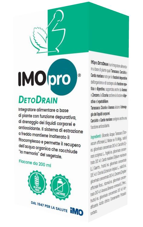 IMOPRO DETODRAIN 200 ML - Farmafamily.it
